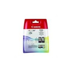 CANON PG510 NEGRO + CL511 TRICOLOR MULTIPACK ORIGINAL