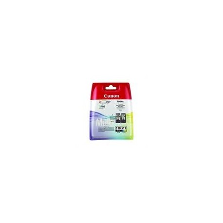 CANON PG510 NEGRO + CL511 TRICOLOR MULTIPACK ORIGINAL